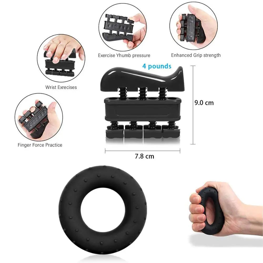 Hand Grip Strength Trainer – Finger Exerciser & Forearm Workout Kit